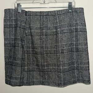 Forever 21+ Herringbone mini skirt
